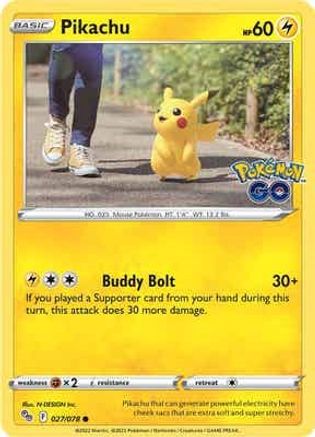 Pikachu (27) 027  Pokemon GO - Common