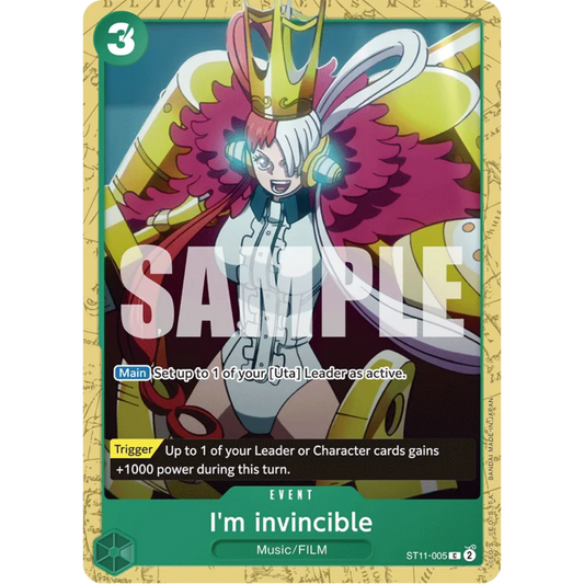 I'm invincible (ST11-005) - Starter Deck 16: GREEN Uta
