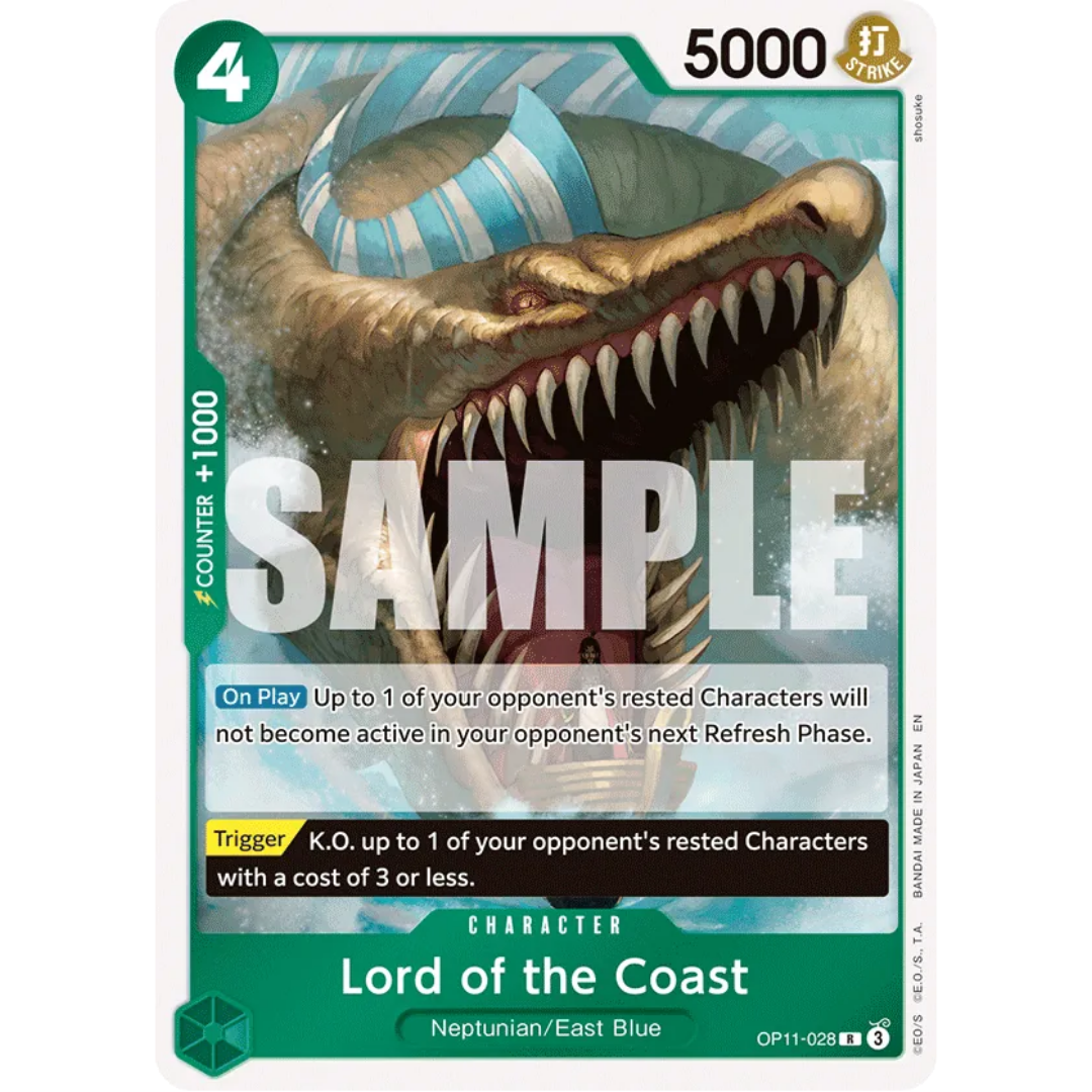Lord of the Coast (OP11-028) - A Fist of Divine Speed Foil
