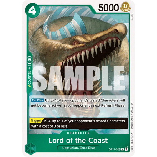 Lord of the Coast (OP11-028) - A Fist of Divine Speed Foil