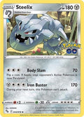 Steelix 044  - Reverse Holofoil Pokemon GO - Uncommon