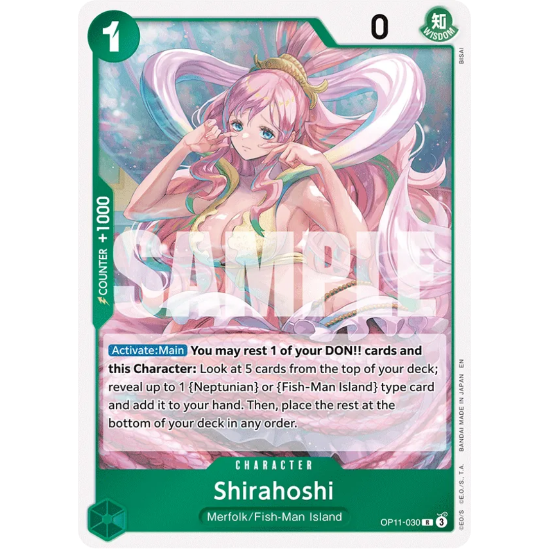 Shirahoshi (030) (OP11-030) - A Fist of Divine Speed Foil