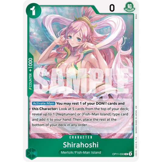 Shirahoshi (030) (OP11-030) - A Fist of Divine Speed Foil