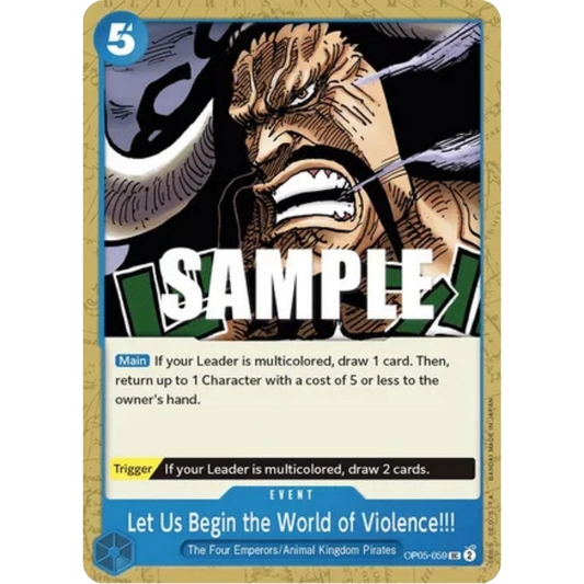 Let Us Begin the World of Violence!! (OP05-059) - Awakening of the New Era