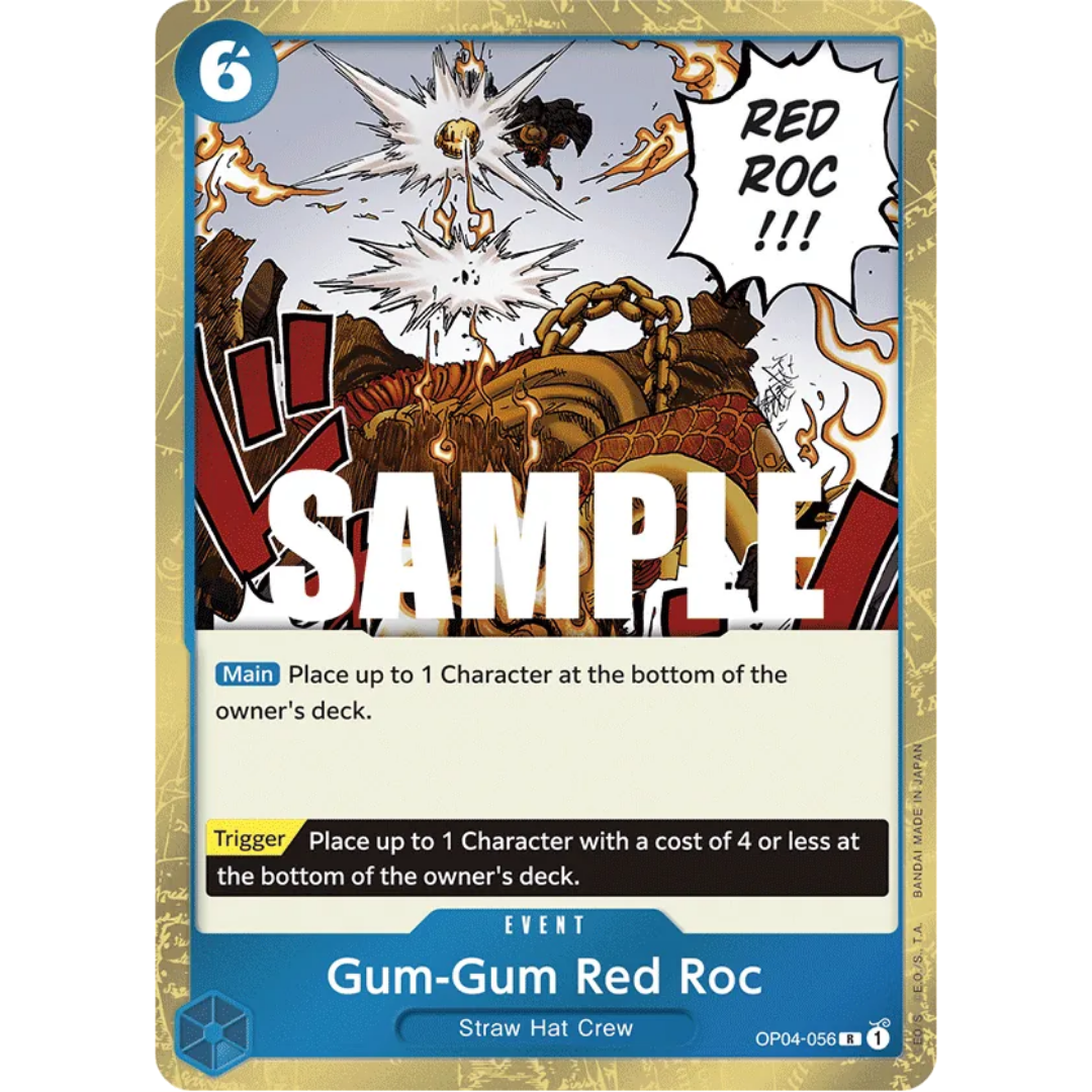 Gum-Gum Red Roc (OP04-056) - Kingdoms of Intrigue Foil