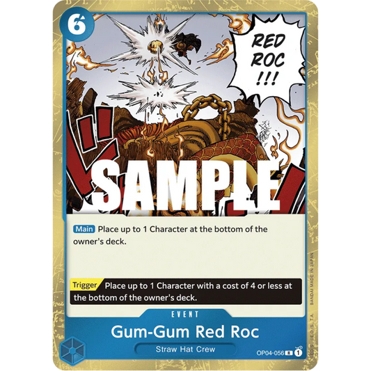 Gum-Gum Red Roc (OP04-056) - Kingdoms of Intrigue Foil