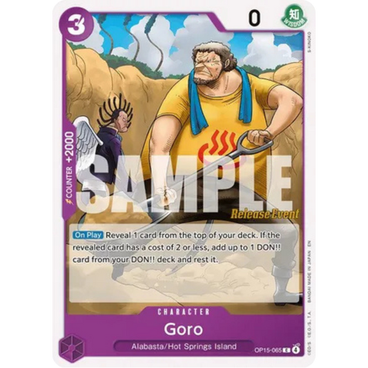 Goro (OP15-065) - Adventure on Kami's Island Release Event Cards