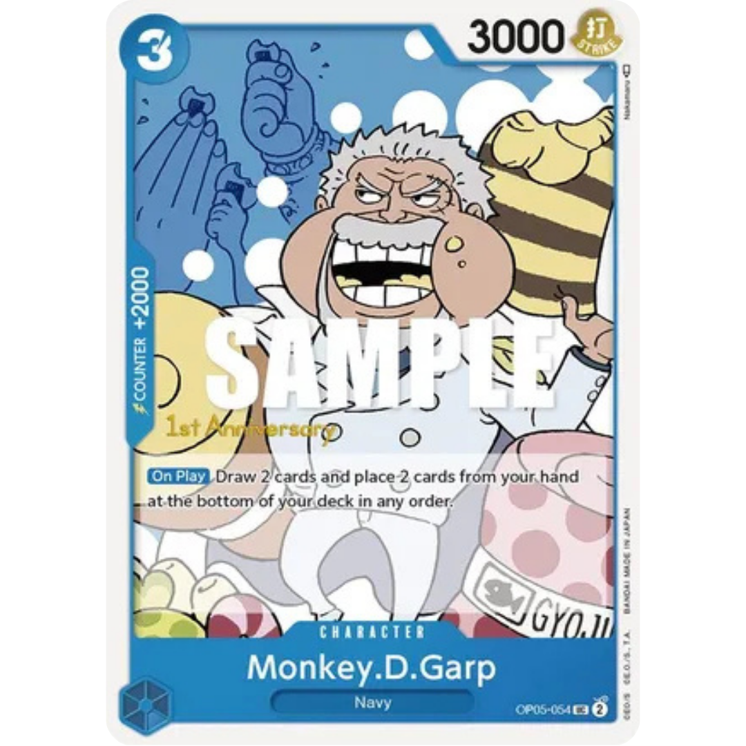 Monkey.D.Garp (OP05-054) - Awakening of the New Era: 1st Anniversary Tournament Cards