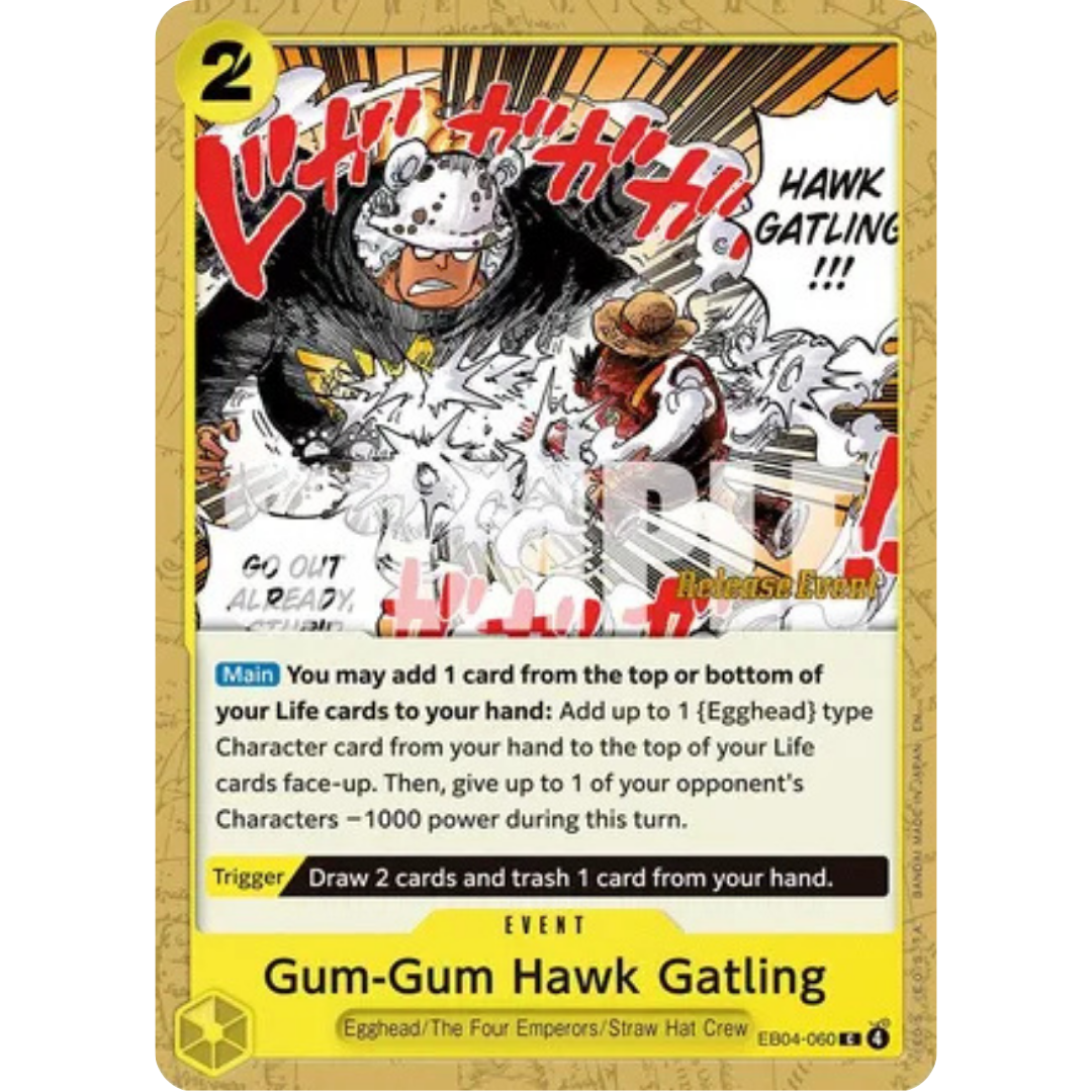 Gum-Gum Hawk Gatling (EB04-060) - Adventure on Kami's Island Release Event Cards