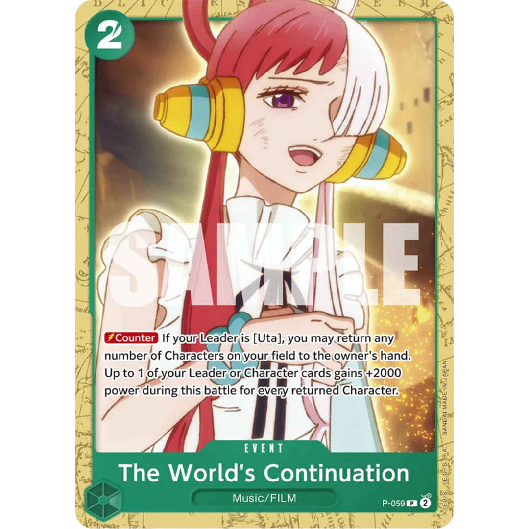 The World's Continuation (P-059) - Starter Deck 16: GREEN Uta