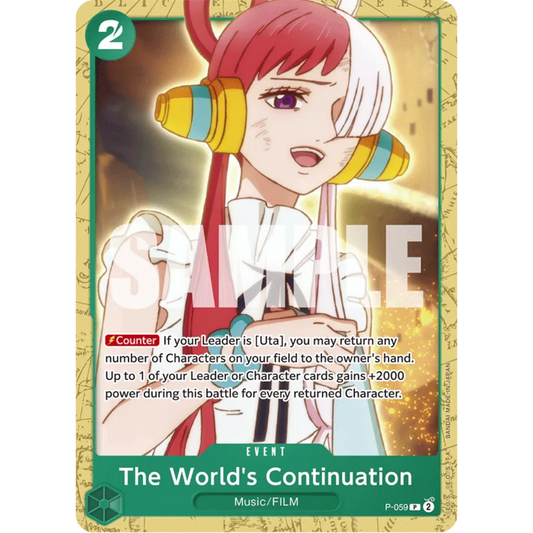 The World's Continuation (P-059) - Starter Deck 16: GREEN Uta