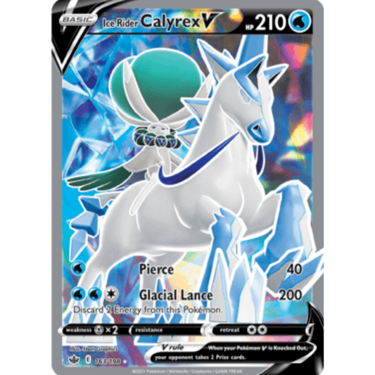 Ice Rider Calyrex V (163/198) [Sword & Shield: Chilling Reign]