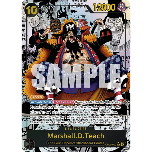 Marshall.D.Teach (093) (Manga) (OP09-093) - Emperors in the New World Foil