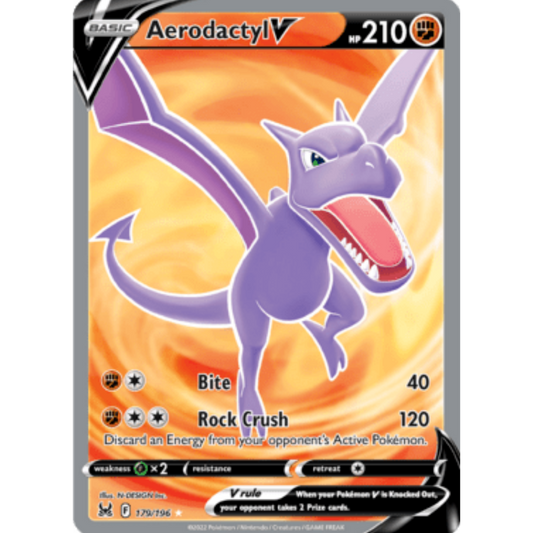 Aerodactyl V (179/196) [Sword & Shield: Lost Origin]