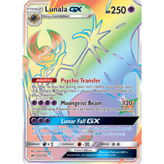 Lunala GX (153/149) [Sun & Moon: Base Set]