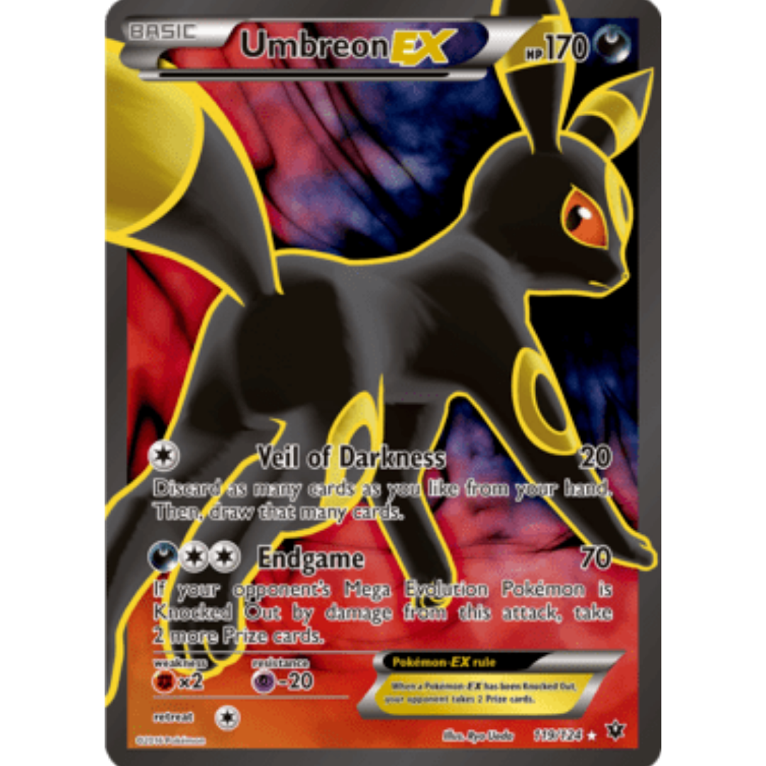 Umbreon EX (Full Art) 119  - Holofoil XY  Fates Collide - Ultra Rare