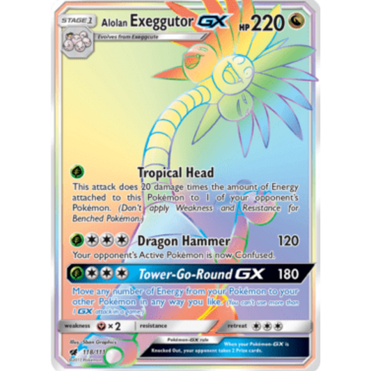 Alolan Exeggutor GX (118/111) [Sun & Moon: Crimson Invasion]