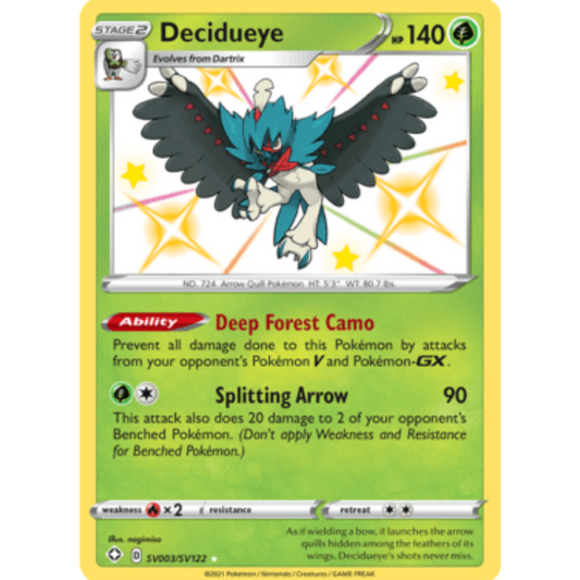 Decidueye (SV003/SV122) [Sword & Shield: Shining Fates]