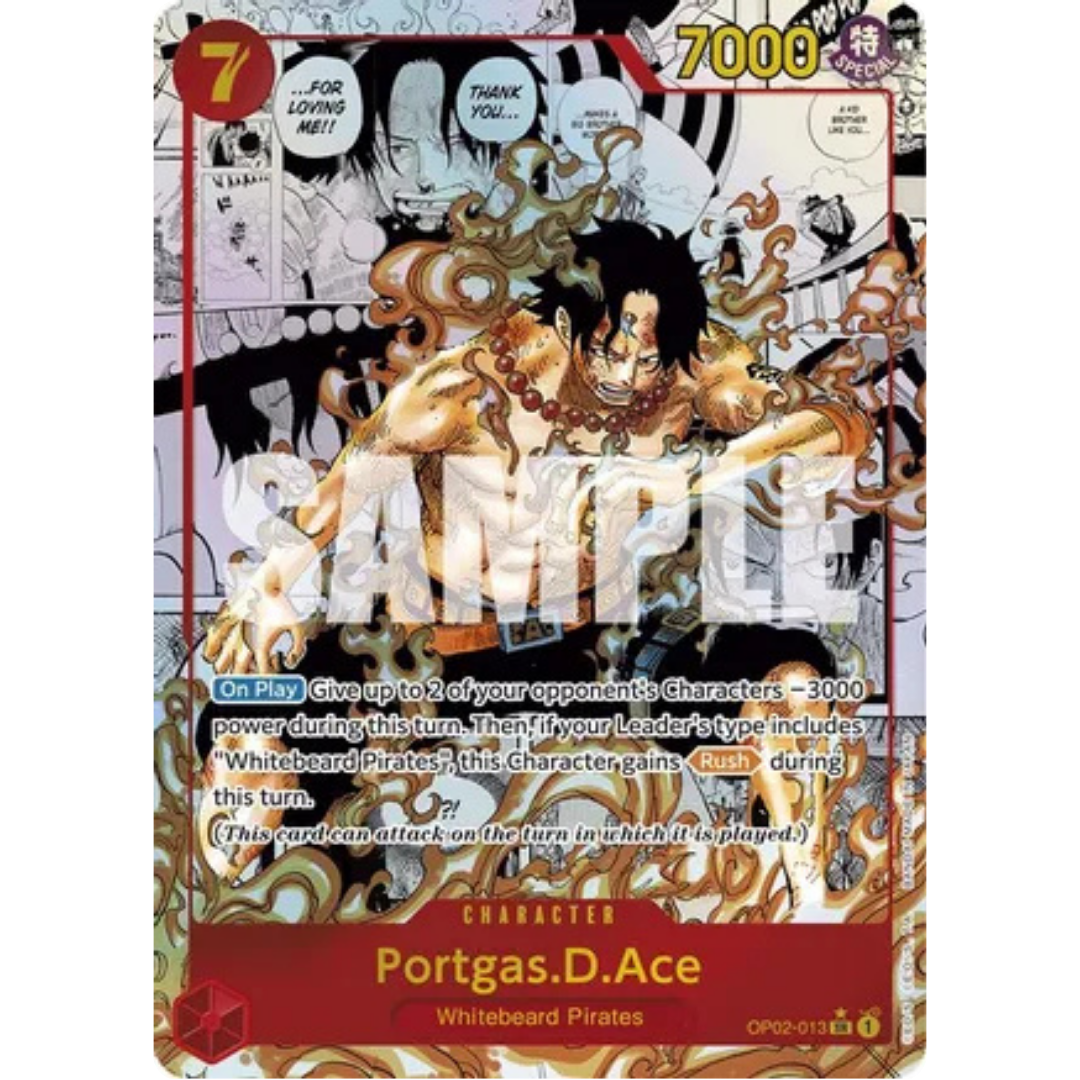 Portgas.D.Ace (Manga) (OP02-013) - Premium Booster -The Best- Foil