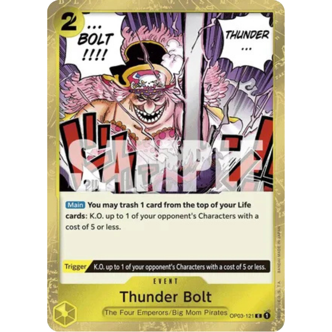 Thunder Bolt (Jolly Roger Foil) (OP03-121) - Premium Booster -The Best- Foil