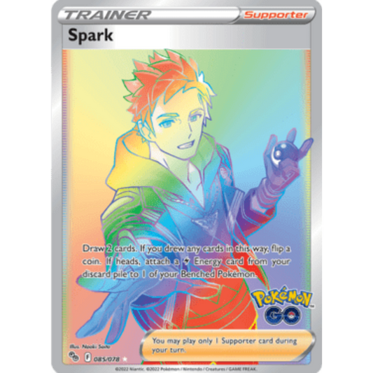 Spark (Secret) 085/078  - Holofoil Pokemon GO - Secret Rare