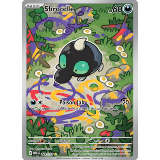 Shroodle 149/132  - Holofoil ME01 Mega Evolution - Shiny Rare