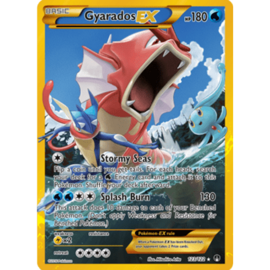 Gyarados EX (Secret) 123/122  - Holofoil XY  BREAKpoint - Secret Rare