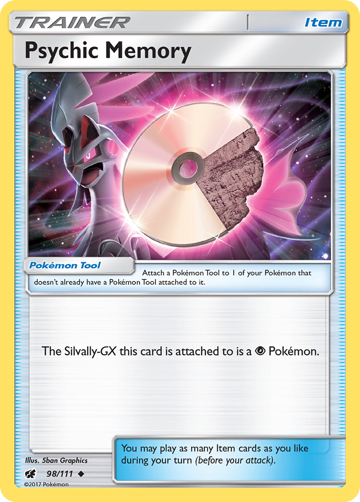 Psychic Memory 098  SM  Crimson Invasion - Uncommon