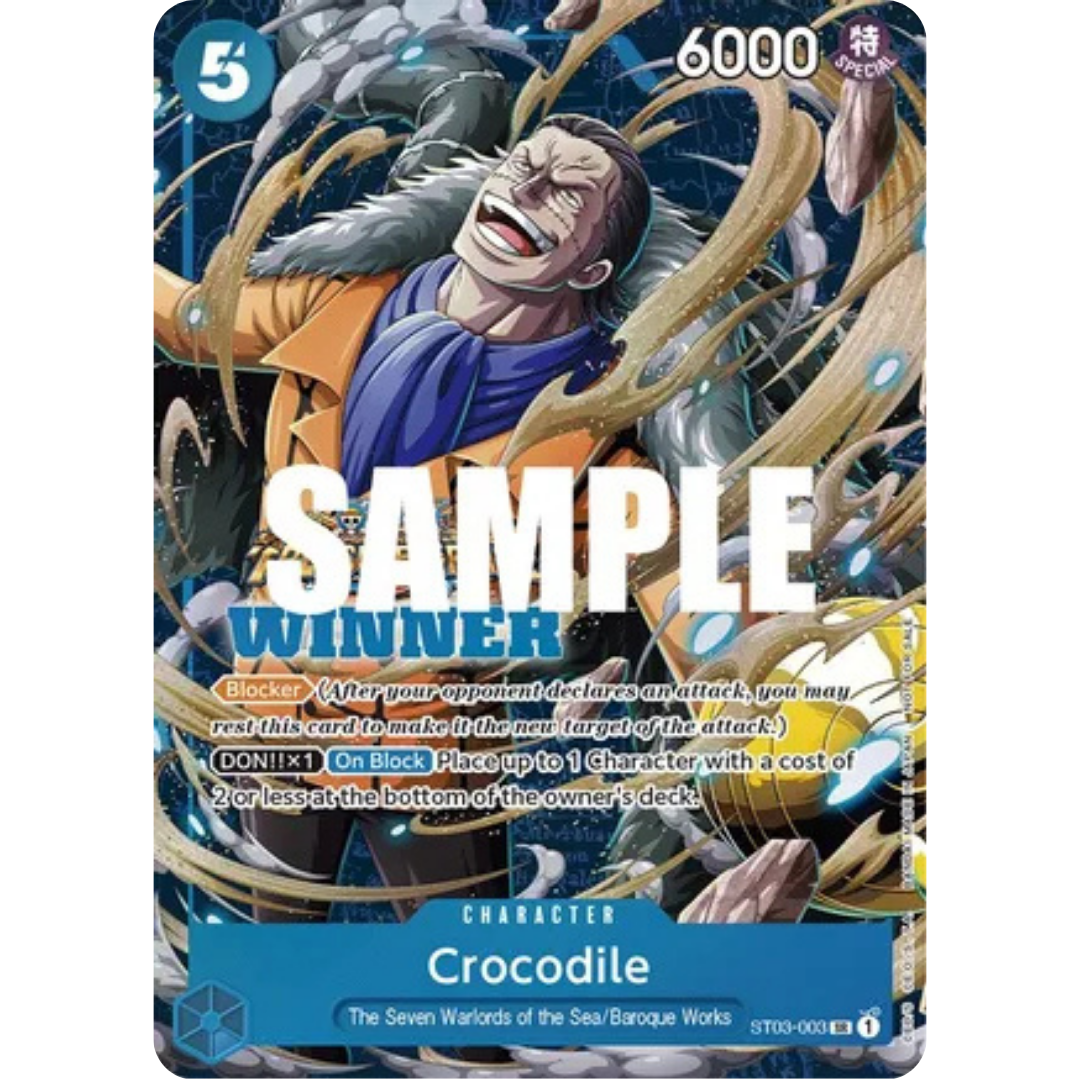 Crocodile (Winner Pack Vol. 5) (ST03-003) - One Piece Promotion Cards Foil