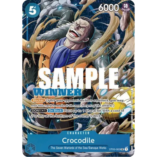 Crocodile (Winner Pack Vol. 5) (ST03-003) - One Piece Promotion Cards Foil