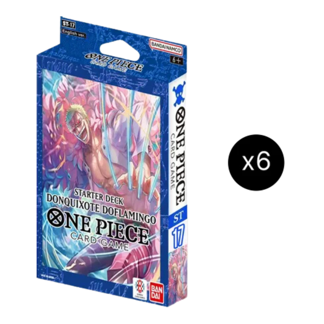 Starter Deck 17: BLUE Donquixote Doflamingo Display