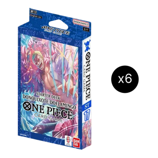 Starter Deck 17: BLUE Donquixote Doflamingo Display