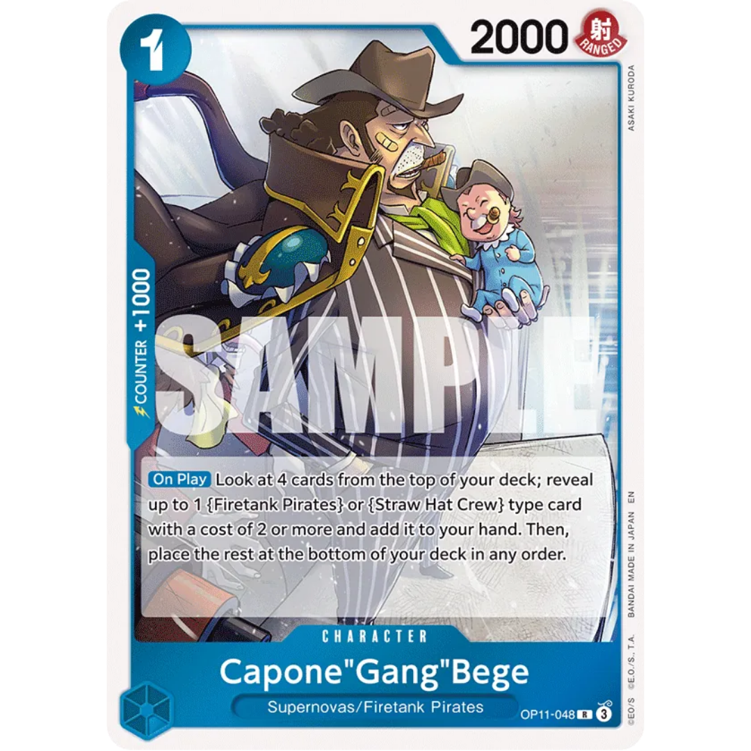 Capone"Gang"Bege (048) (OP11-048) - A Fist of Divine Speed Foil