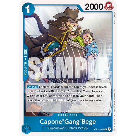 Capone"Gang"Bege (048) (OP11-048) - A Fist of Divine Speed Foil