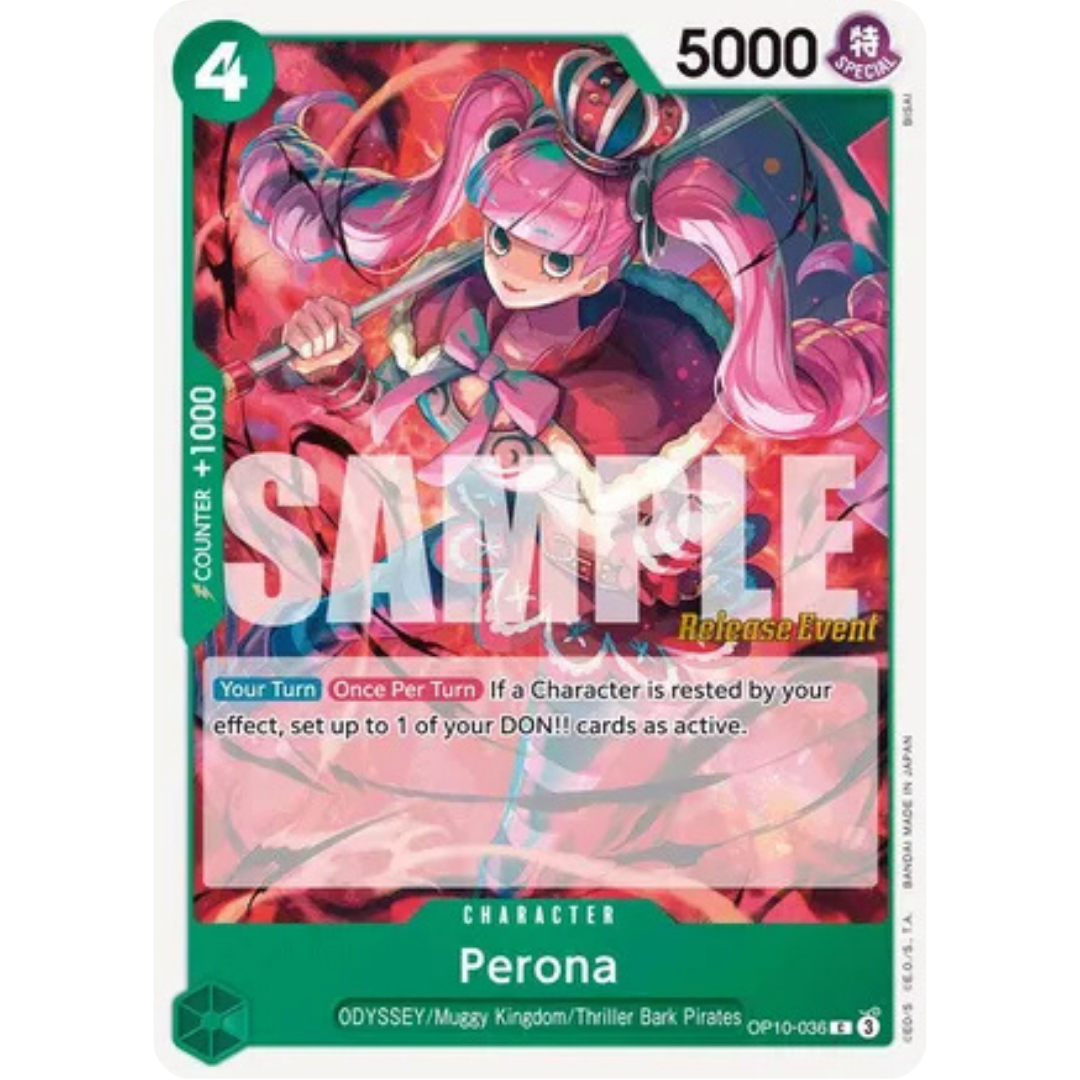 Perona (036) (OP10-036) - Royal Blood Release Event Cards