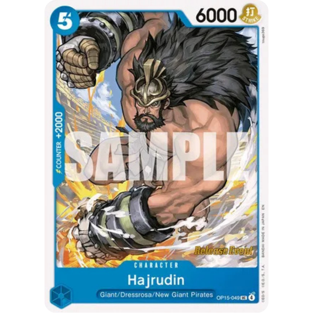 Hajrudin (OP15-049) - Adventure on Kami's Island Release Event Cards