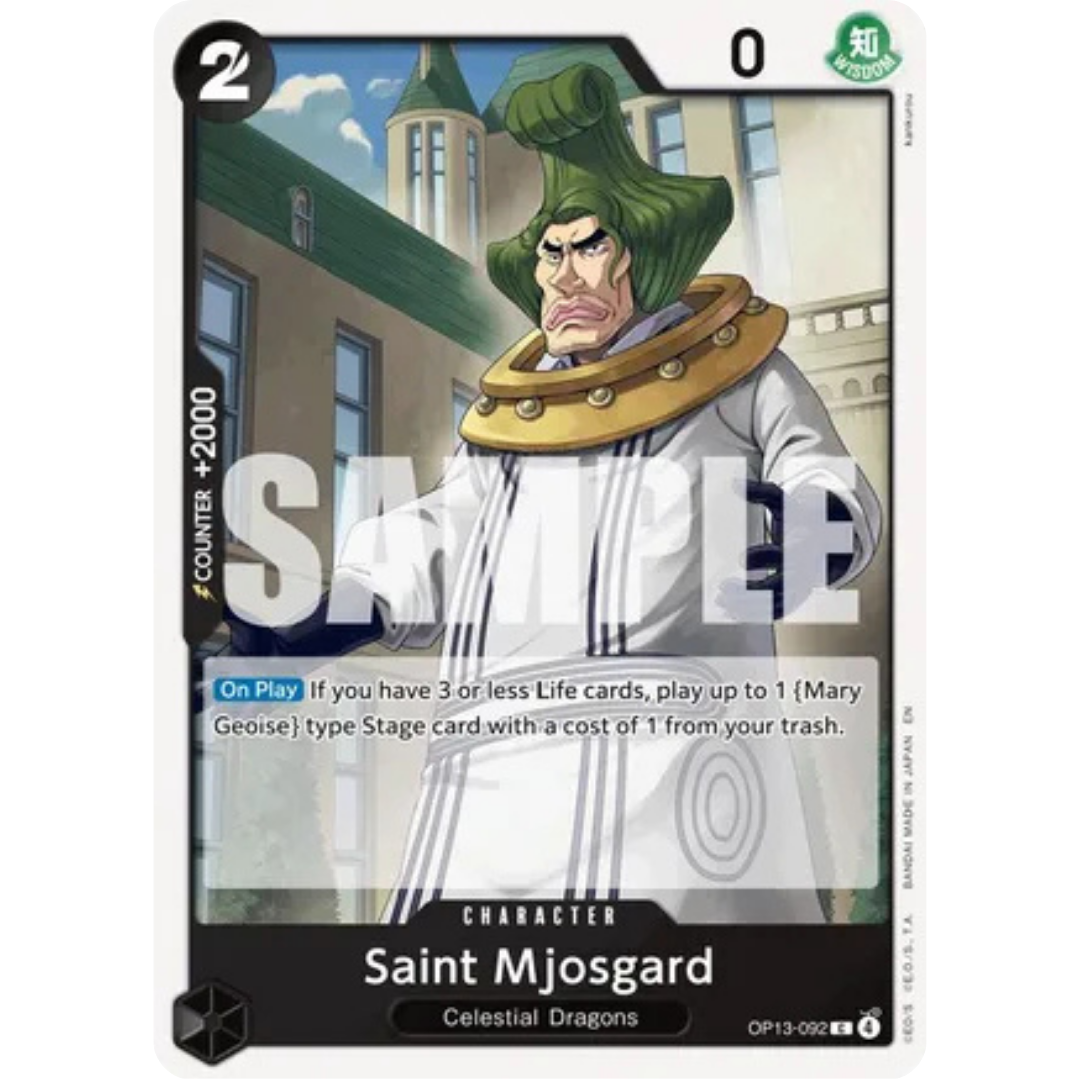 Saint Mjosgard (OP13-092) - Carrying On His Will