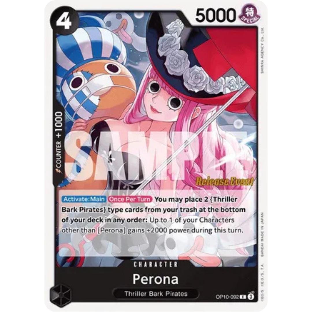 Perona (092) (OP10-092) - Royal Blood Release Event Cards