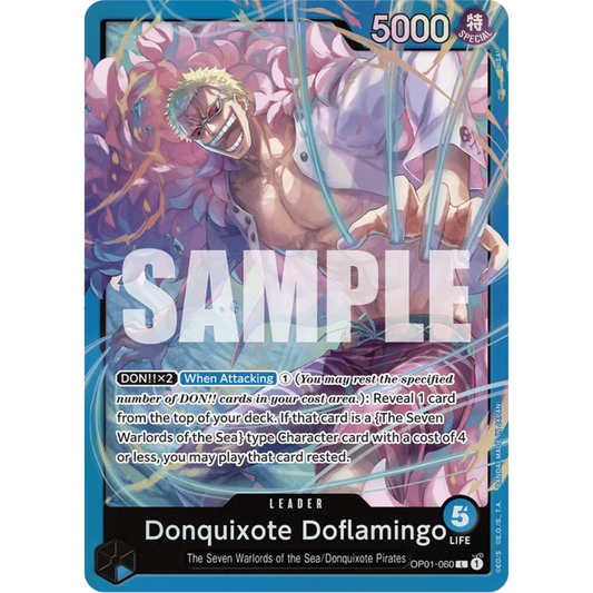 Donquixote Doflamingo (OP01-060) (OP01-060) - Starter Deck 17: BLUE Donquixote Doflamingo Foil