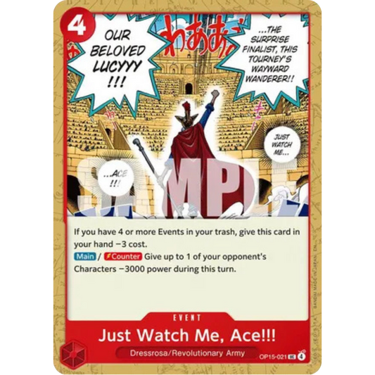 Just Watch Me, Ace!!! (OP15-021) - Adventure on Kami's Island