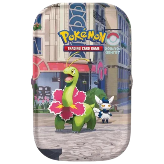 Lumiose City Mini Tin [Meganium & Meowstic]