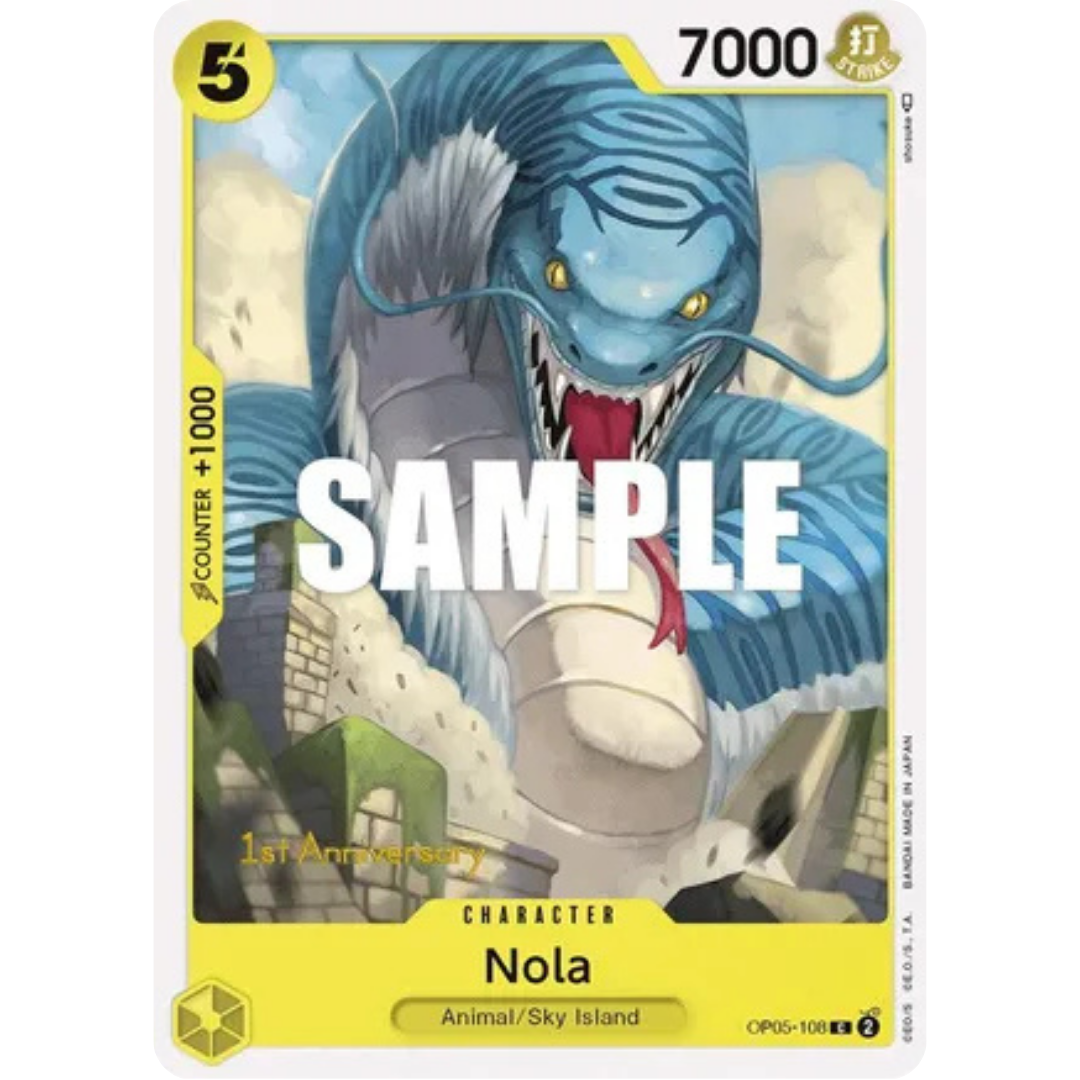 Nola (OP05-108) - Awakening of the New Era: 1st Anniversary Tournament Cards