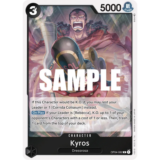 Kyros (OP04-082) - Kingdoms of Intrigue Foil