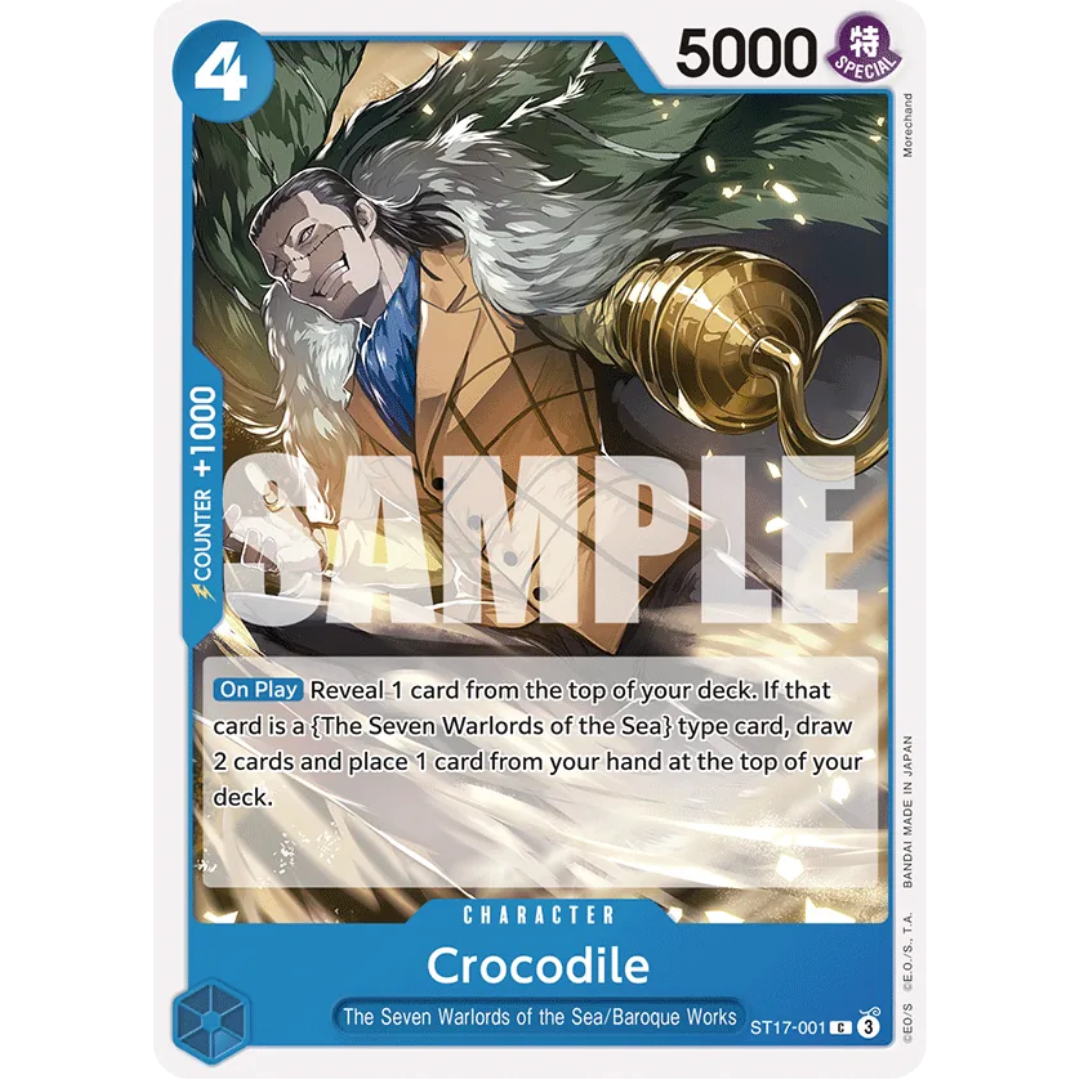 Crocodile (ST17-001) - Starter Deck 17: BLUE Donquixote Doflamingo