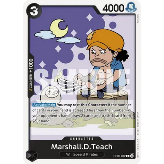 Marshall.D.Teach (092) (OP09-092) - Emperors in the New World