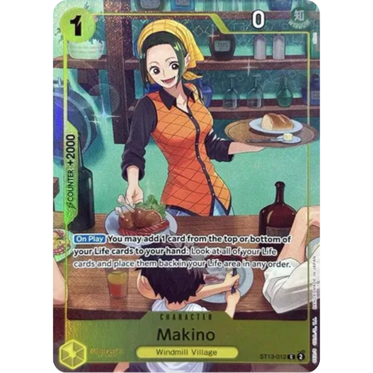 Makino (Premium Card Collection -Best Selection Vol. 3-) (ST13-012) - One Piece Promotion Cards Foil