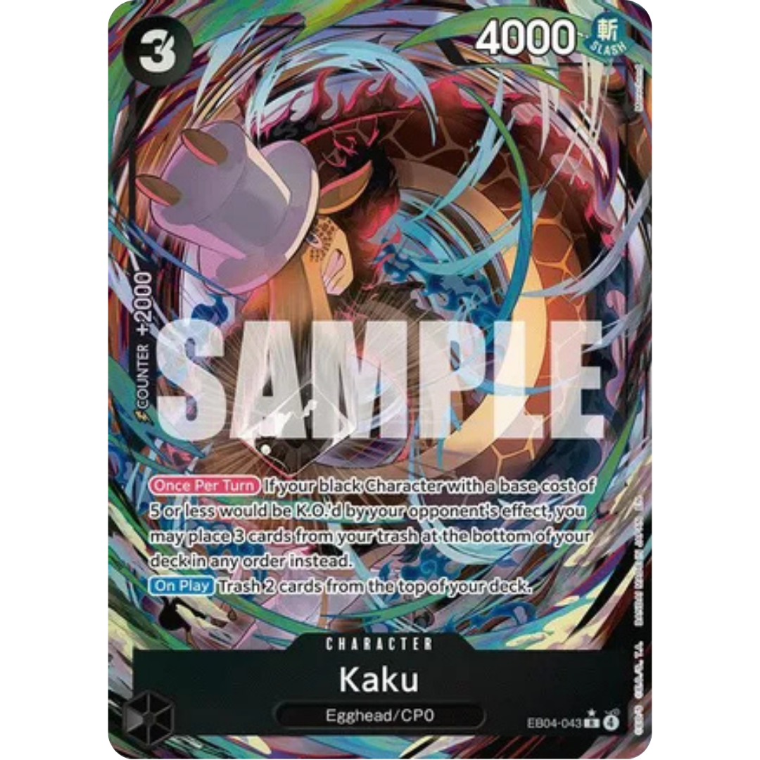 Kaku (Alternate Art) (EB04-043) - Adventure on Kami's Island Foil