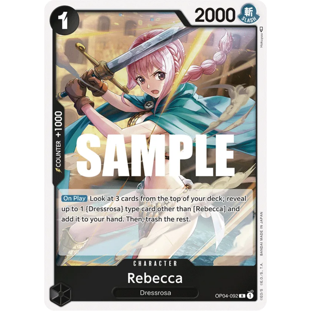 Rebecca (092) (OP04-092) - Kingdoms of Intrigue Foil
