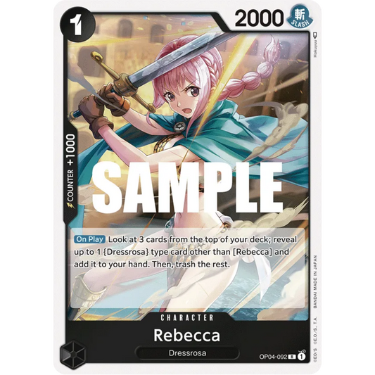 Rebecca (092) (OP04-092) - Kingdoms of Intrigue Foil