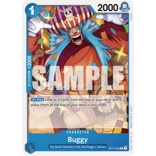 Buggy (ST17-003) - Starter Deck 17: BLUE Donquixote Doflamingo
